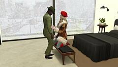 Coroa meets loirinha in the sims game