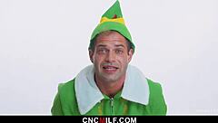 lucky elf in holiday roleplay
