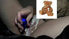 Arabian Girl Masturbates With Yogurt At Home