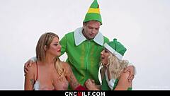 lucky elf in holiday roleplay