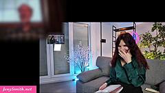 Hot milf masturbates on webcam for tutor