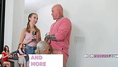 threeway with maid and two guests