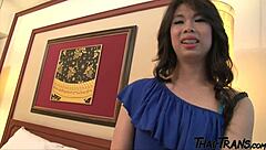 Asian Ladyboy Pleases Herself With Tight Anal Play