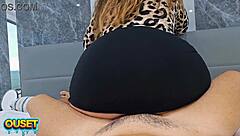 Suegra enjoys large member then rides in skirt