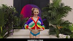 Cute babe breezy bri loves riding sloppy big cock