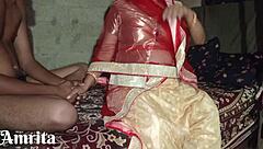 hot indian roommate and friend share intense bathroom anal