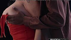 Hot milf devours bbc while husband watches