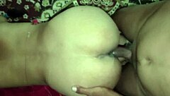 hot indian roommate and friend share intense bathroom anal