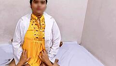 indian nurse bent over for hard doggystyle