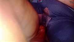 ebony woman gets her ass pleasured by partner