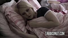blonde stepsis share stepbro with her bff