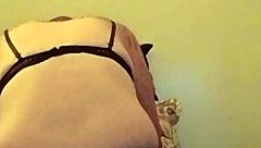 solo fetish play in lingerie and panties