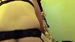 solo fetish play in lingerie and panties