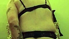 Bold solo guy sniffs panties in fetish play