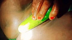 Indian Village House Wife Fucked By Cucumber