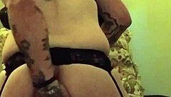 solo fetish play in lingerie and panties