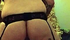 solo fetish play in lingerie and panties