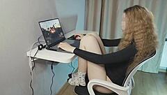 Intriguing 18yo curly teen gets licked and filled