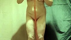 French Woman In Self Bondage Scene