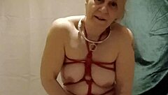 French Woman In Self Bondage Scene