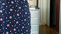 Filmed my stepmom in sheer dress this morning