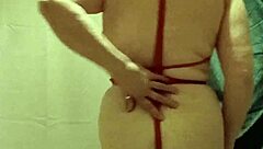 French Woman In Self Bondage Scene