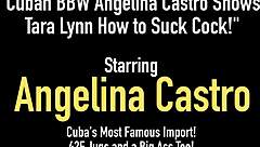 latina bbw teaches how to suck cock