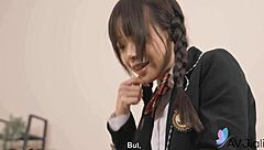 Yuli in uniform wants to fuck her boyfriend now