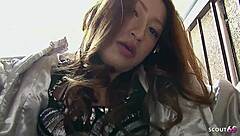 japanese girl gives sloppy blowjob before squirting hard