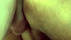 Horny chap slams the shemale's asshole hard in rough assfucking session