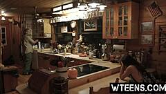 petite girl tricked by handsome looks