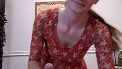 cute virgin teen 18+ gives cumshot blowjob