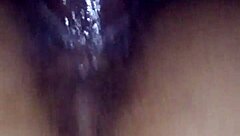 She rides that BIG COCK in POV, her wet ebony pussy getting fucked hard.