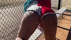 Watch Layla's ebony masturbation in red hot action!