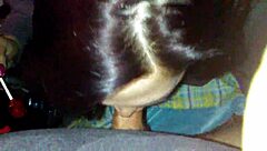 oh man, she's deepthroating that cock so deep and sloppy!