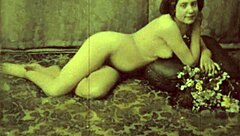 retro vintage lesbians exploring antique settings casually