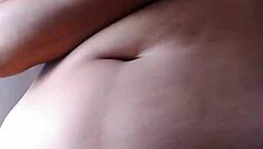 amateur girl offers milky tit and meaty pussy to eat