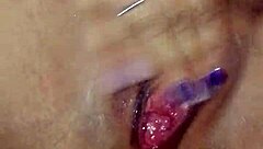 i'm pleasuring myself and making a mess on the bed