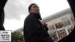 i can't believe i'm watching this shaved japanese amateur give a blowjob on her big tits