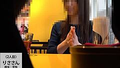 i can't believe i'm watching this shaved japanese amateur give a blowjob on her big tits