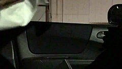 Japanese Beauty Flashes Boldly In The Car Interior