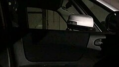 Japanese Beauty Flashes Boldly In The Car Interior