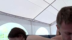 Bruna Loves Double Blowjob and Anal!