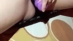 J amateur competes in rough blowjob contest with sucking.