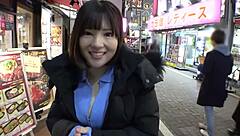 Off-Day Kabukicho Find: Pale Busty Curvy Cafe Worker