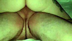 nice creampie riding wife hard!