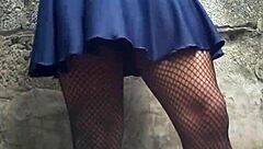 mi falda bien rico upskirt in public outdoor