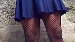 mi falda bien rico upskirt in public outdoor