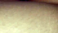 Detailed view of wet monster cock in action