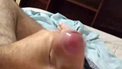 This guy is a real masturbator, stroking away